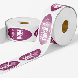 Oval Roll Labels preview image