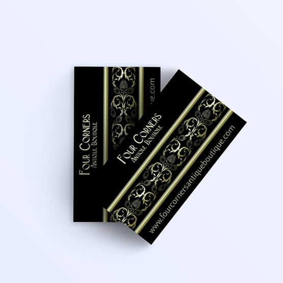 Soft Touch Suede Laminated Business Cards main gallery image