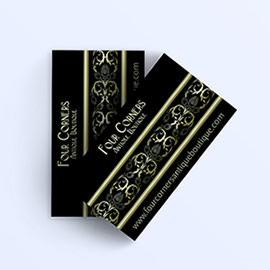 Soft Touch Suede Laminated Business Cards preview image